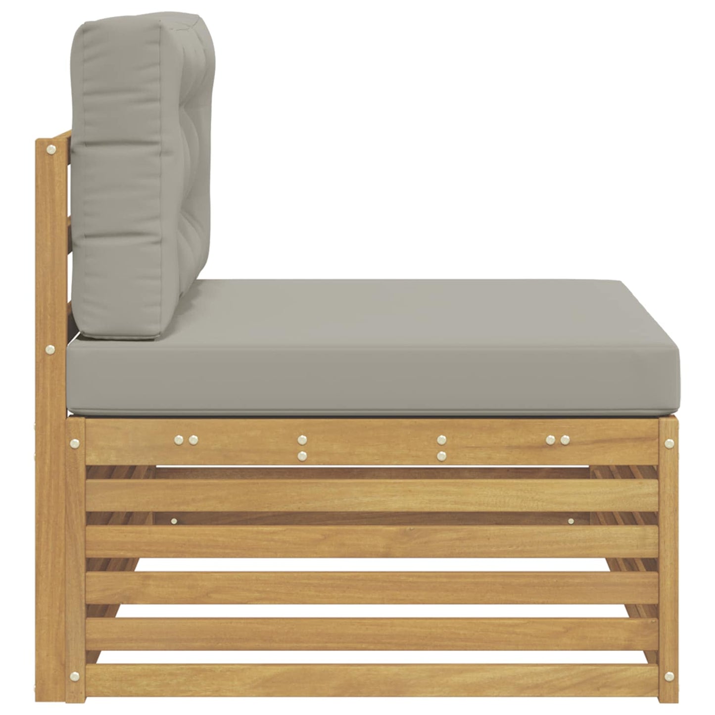 Divano da Esterno con cuscino Bianco 115 x 83 x 73 cm - homemem39