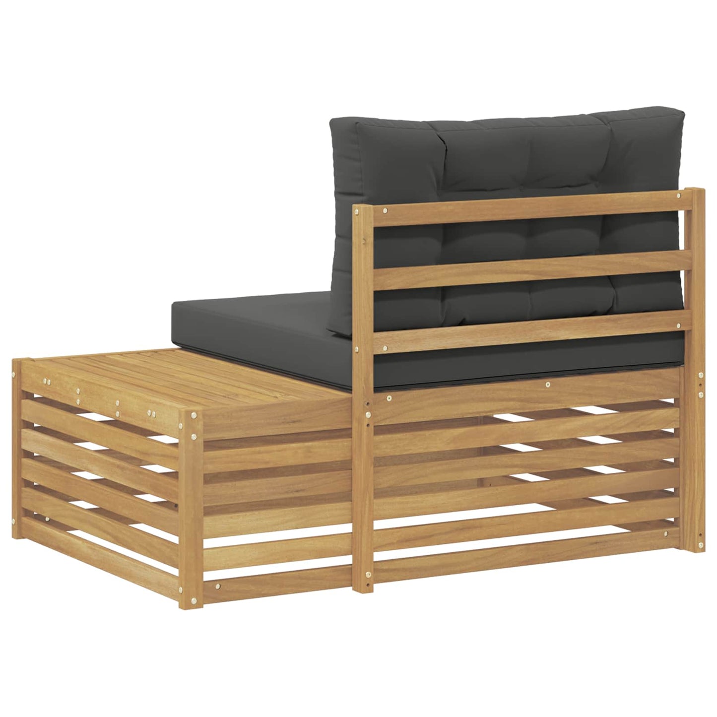 Divano da Esterno con cuscino Bianco 115 x 83 x 73 cm - homemem39