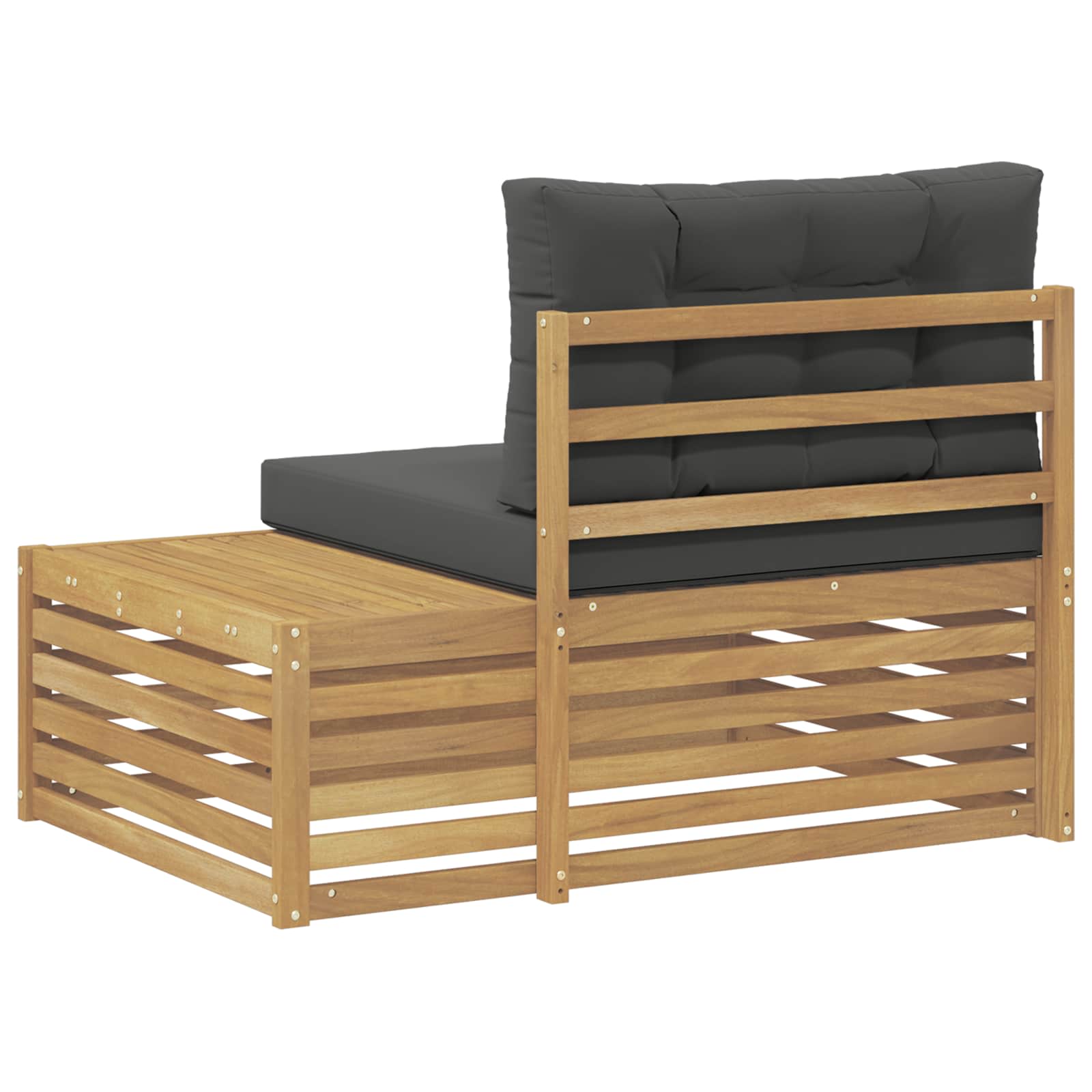 Divano da Esterno con cuscino Bianco 115 x 83 x 73 cm - homemem39