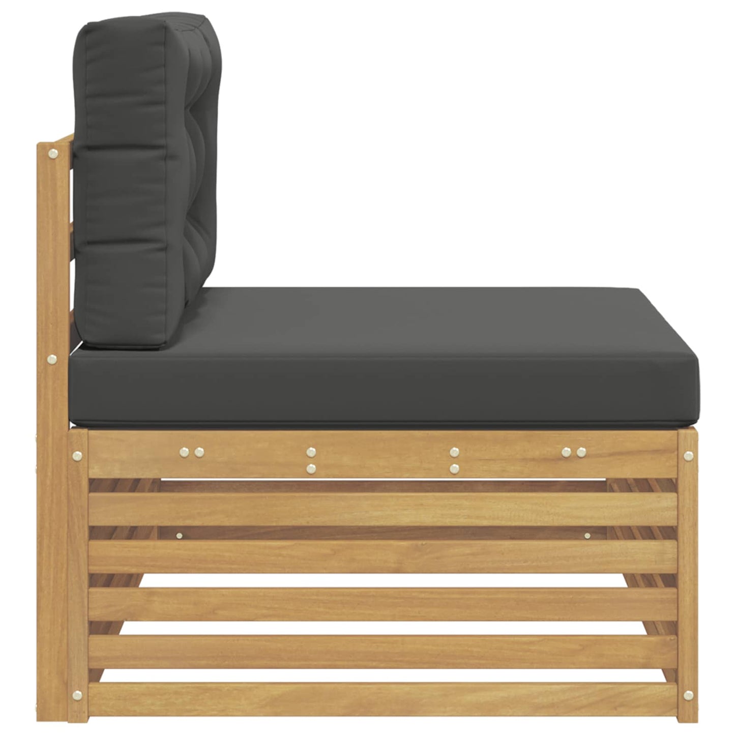 Divano da Esterno con cuscino Bianco 115 x 83 x 73 cm - homemem39