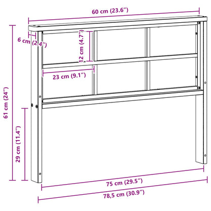 Modulo Braccioli 2 pcs Bianco 80 x 6 x 61 cm | homemem39