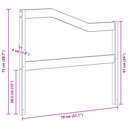 Modulo Braccioli 2 pcs Bianco 79 x 4 x 73 cm | homemem39