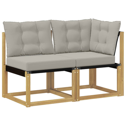 Divano modulare da esterno e angolare 2 Pezzo Bianco | homemem39