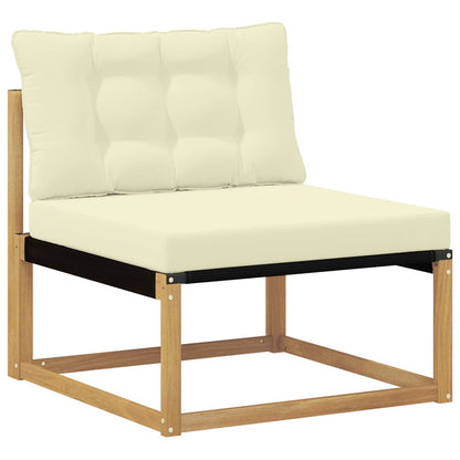 Divano centrale per esterno Bianco 79 x 83 x 73 cm acciaio | homemem39