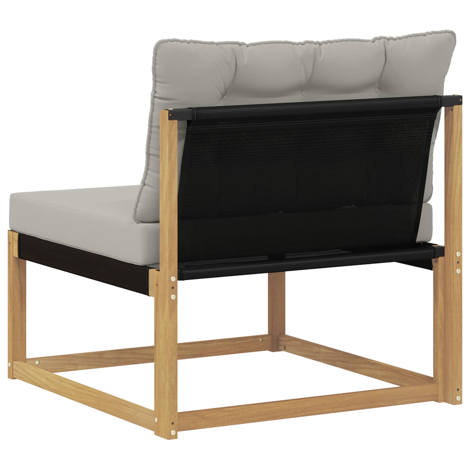 Divano centrale per esterno Bianco 79 x 83 x 73 cm acciaio | homemem39