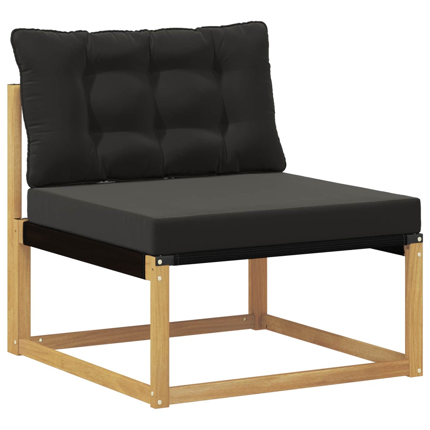 Divano centrale per esterno Bianco 79 x 83 x 73 cm acciaio | homemem39