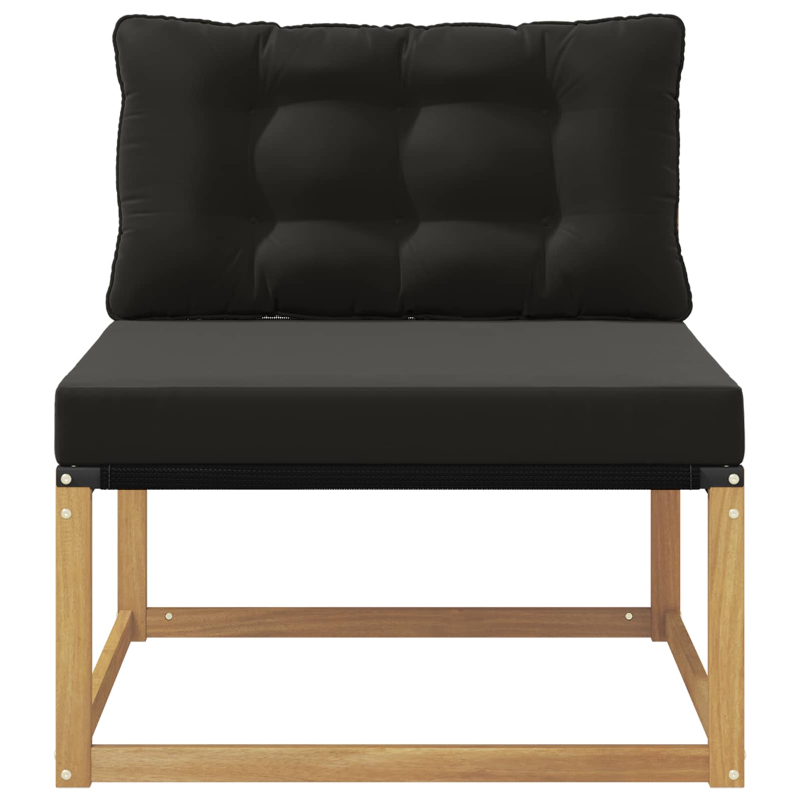 Divano centrale per esterno Bianco 79 x 83 x 73 cm acciaio | homemem39
