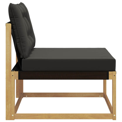 Divano centrale per esterno Bianco 79 x 83 x 73 cm acciaio | homemem39