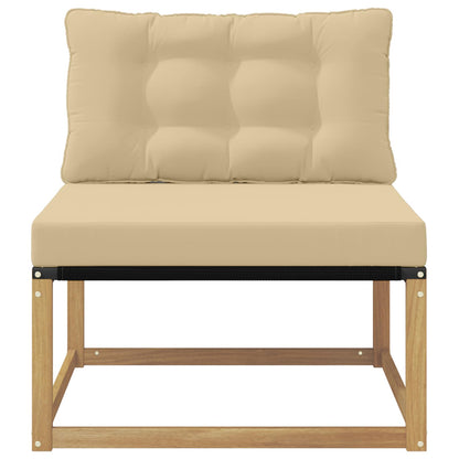 Divano centrale per esterno Bianco 79 x 83 x 73 cm acciaio | homemem39
