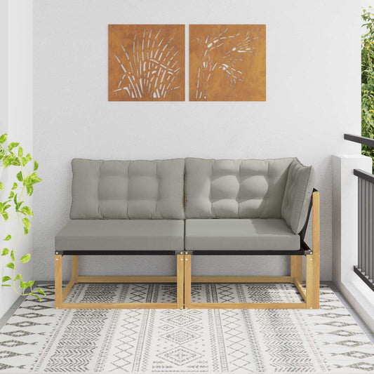 Unità Divano Sezionale con cuscino Bianco 162,5 x 83 x 73 cm | homemem39