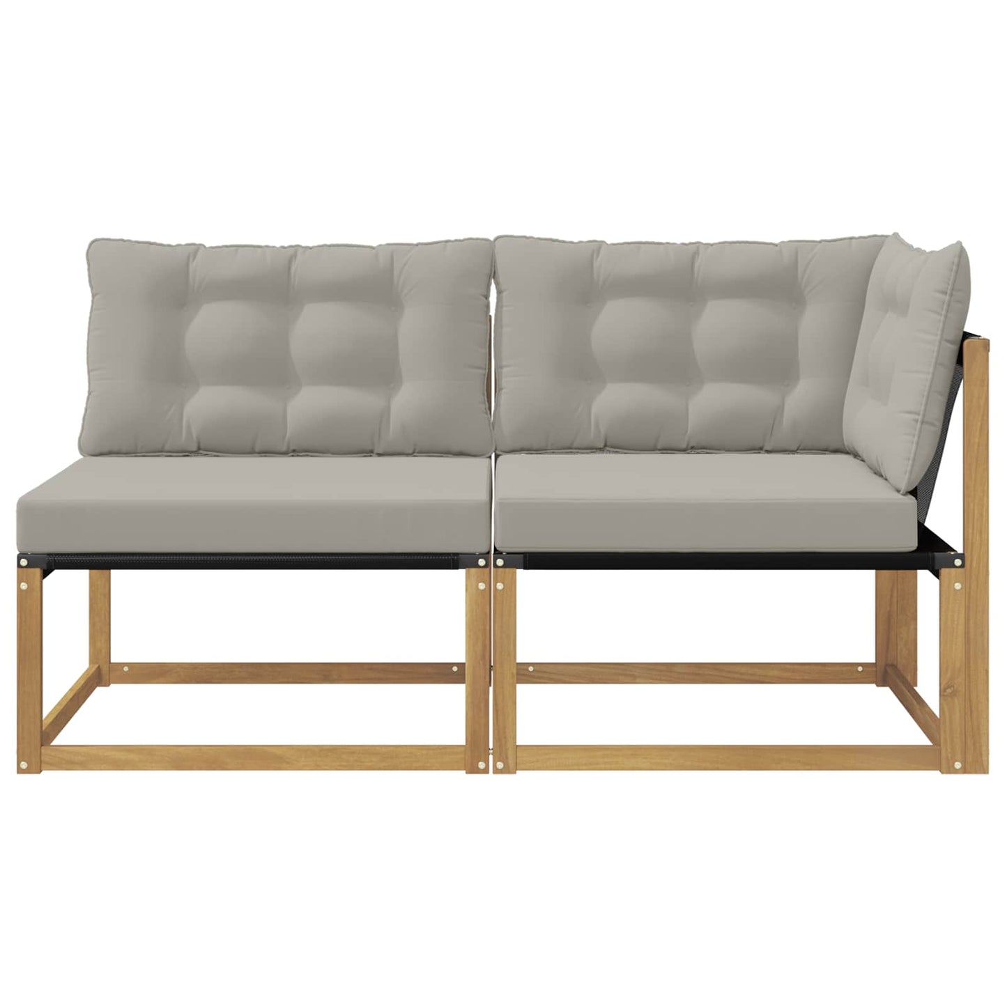 Unità Divano Sezionale con cuscino Bianco 162,5 x 83 x 73 cm | homemem39