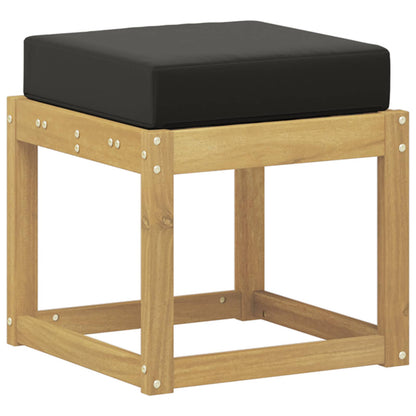 Panca da esterno con cuscino Bianco 43 x 43 x 45 cm | homemem39