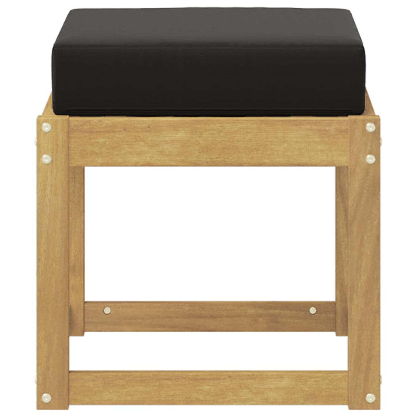 Panca da esterno con cuscino Bianco 43 x 43 x 45 cm | homemem39