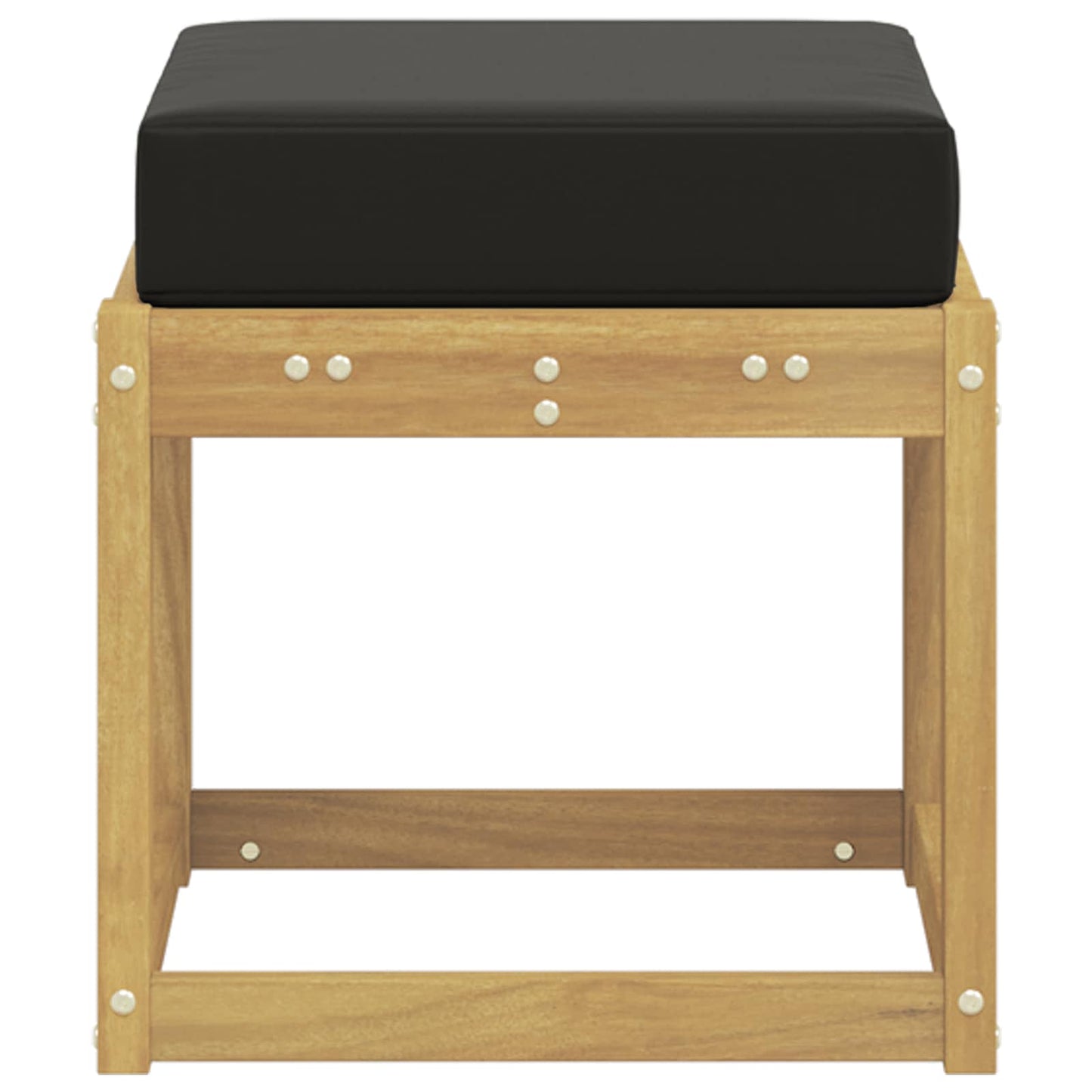 Panca da esterno con cuscino Bianco 43 x 43 x 45 cm | homemem39