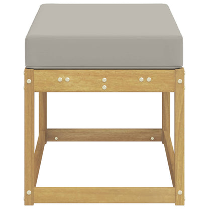 Panca da esterno con cuscino Bianco 80 x 43 x 45 cm | homemem39