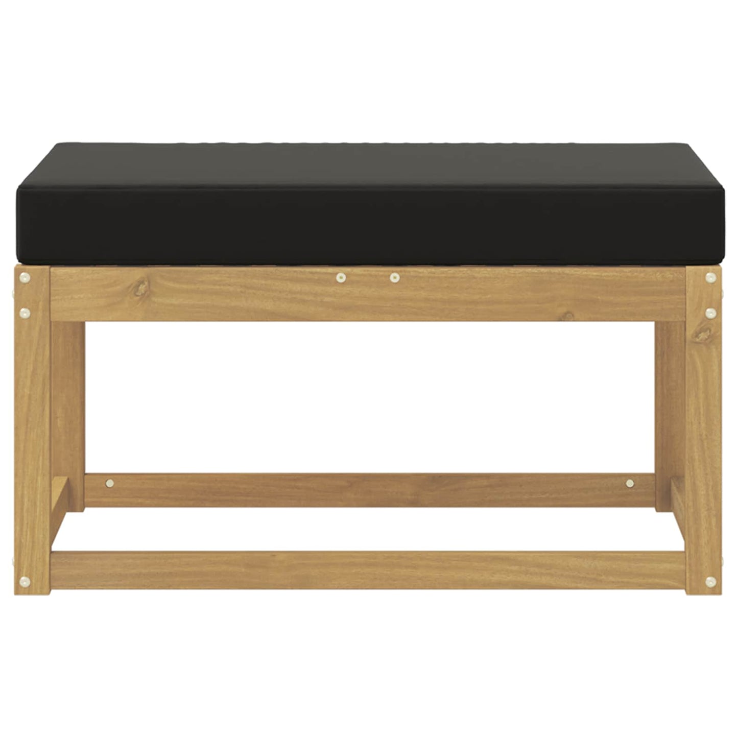 Panca da esterno con cuscino Bianco 80 x 43 x 45 cm | homemem39