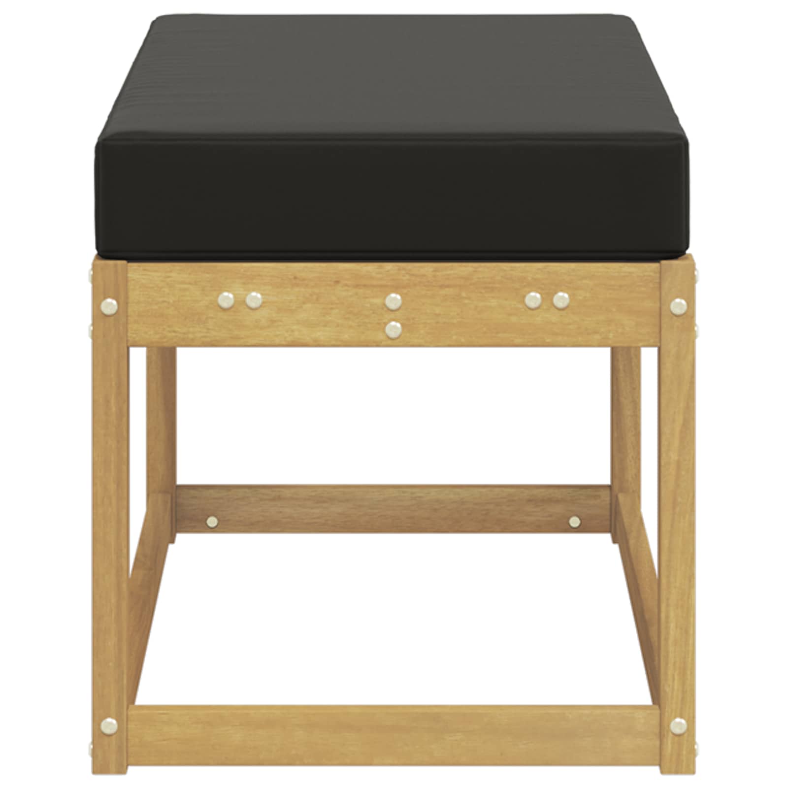 Panca da esterno con cuscino Bianco 80 x 43 x 45 cm | homemem39