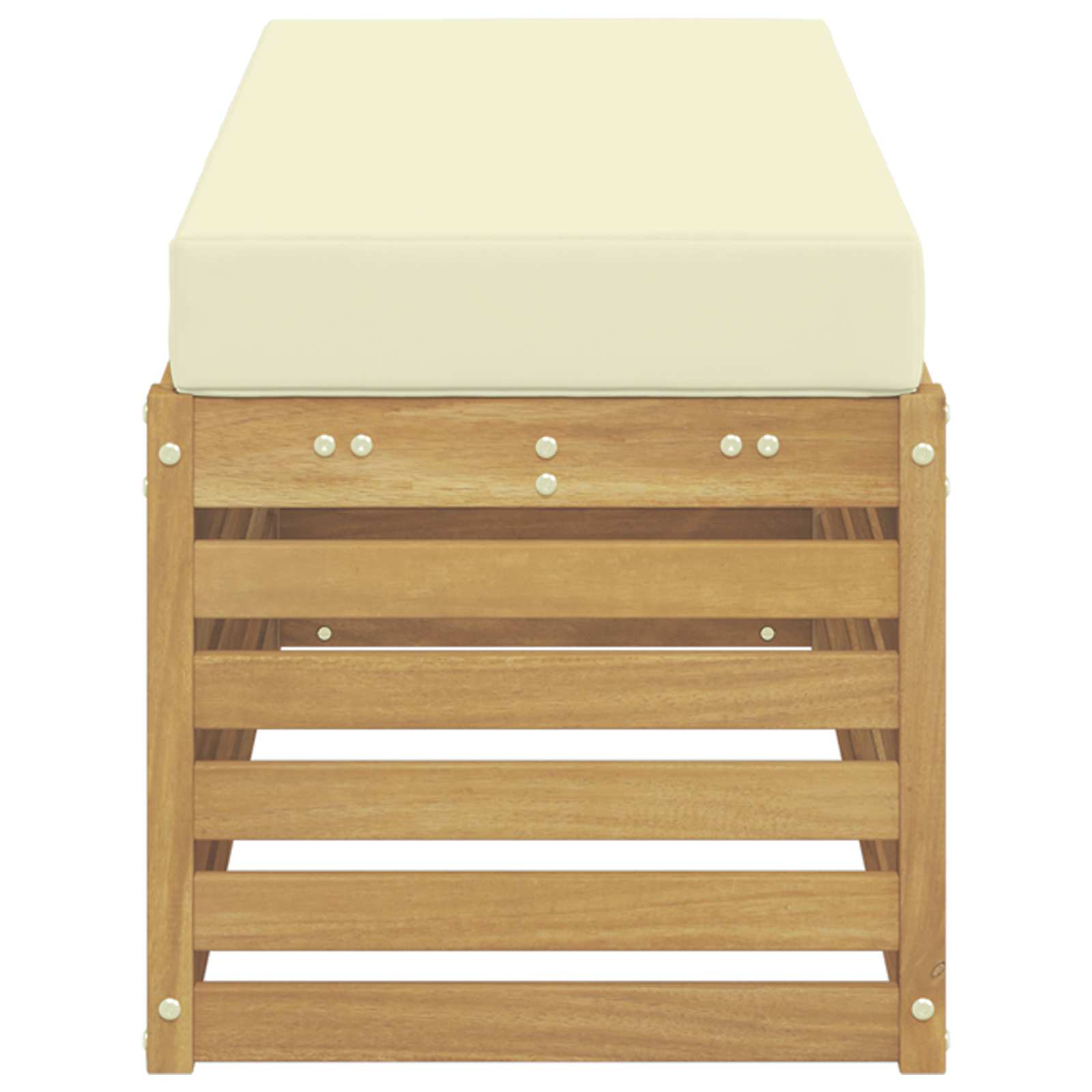 Set di divani da esterno Bianco e Crema 115 x 43 x 45 cm | homemem39