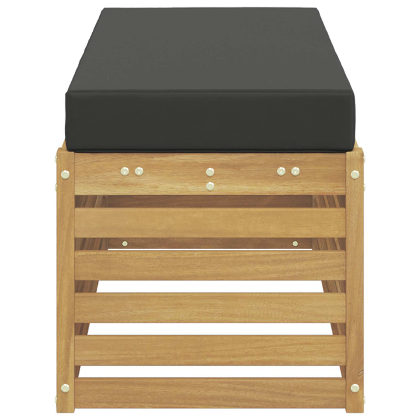Set di divani da esterno Bianco e Antracite 115 x 43 x 45 cm | homemem39
