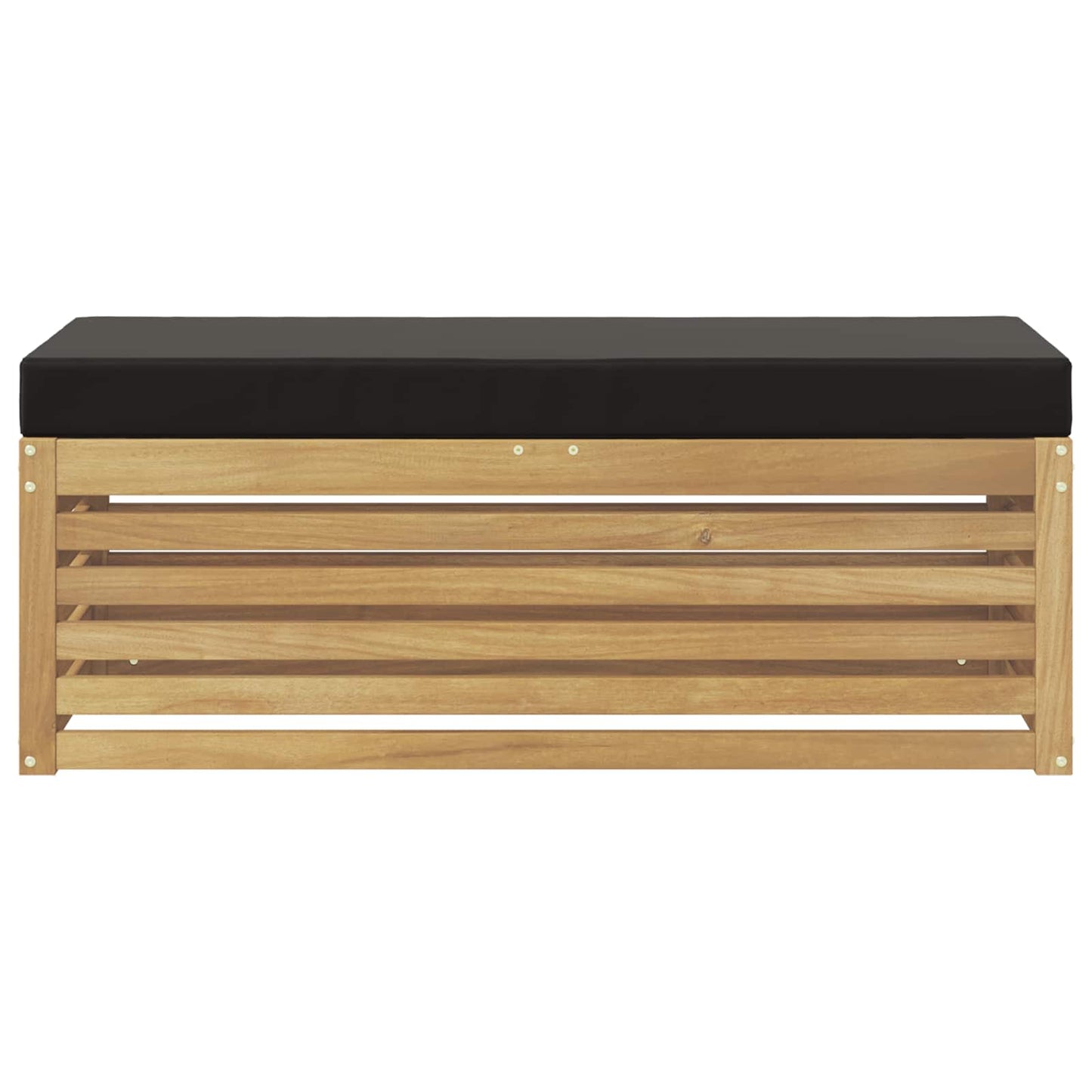 Panca da esterno con cuscino Bianco 115 x 43 x 45 cm | homemem39