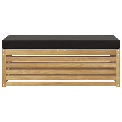 Panca da esterno con cuscino Bianco 115 x 43 x 45 cm | homemem39