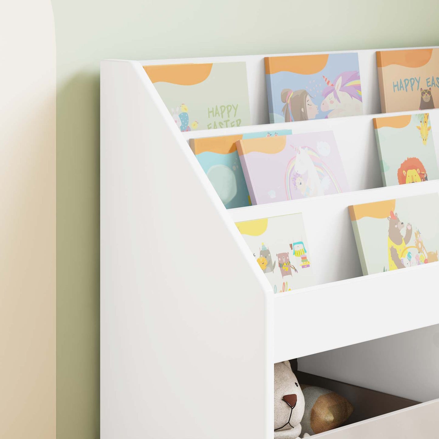 Libreria per Bambini Bianco 72,5 x 29,5 x 69 cm