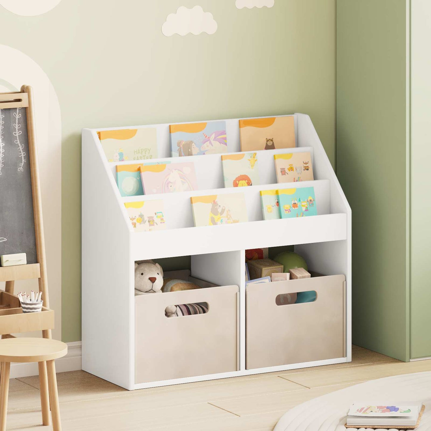 Libreria per Bambini Bianco 72,5 x 29,5 x 69 cm