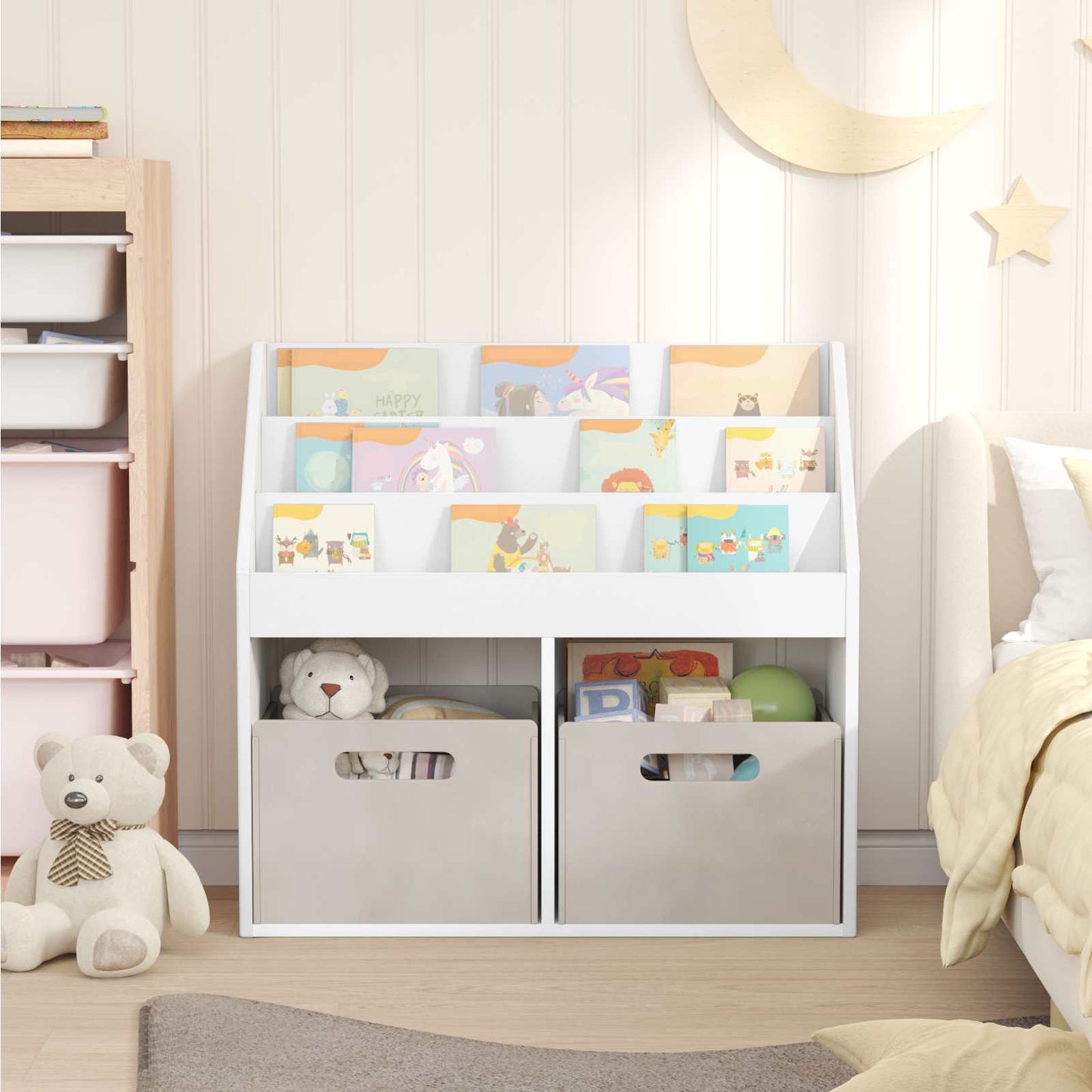 Libreria per Bambini Bianco 72,5 x 29,5 x 69 cm