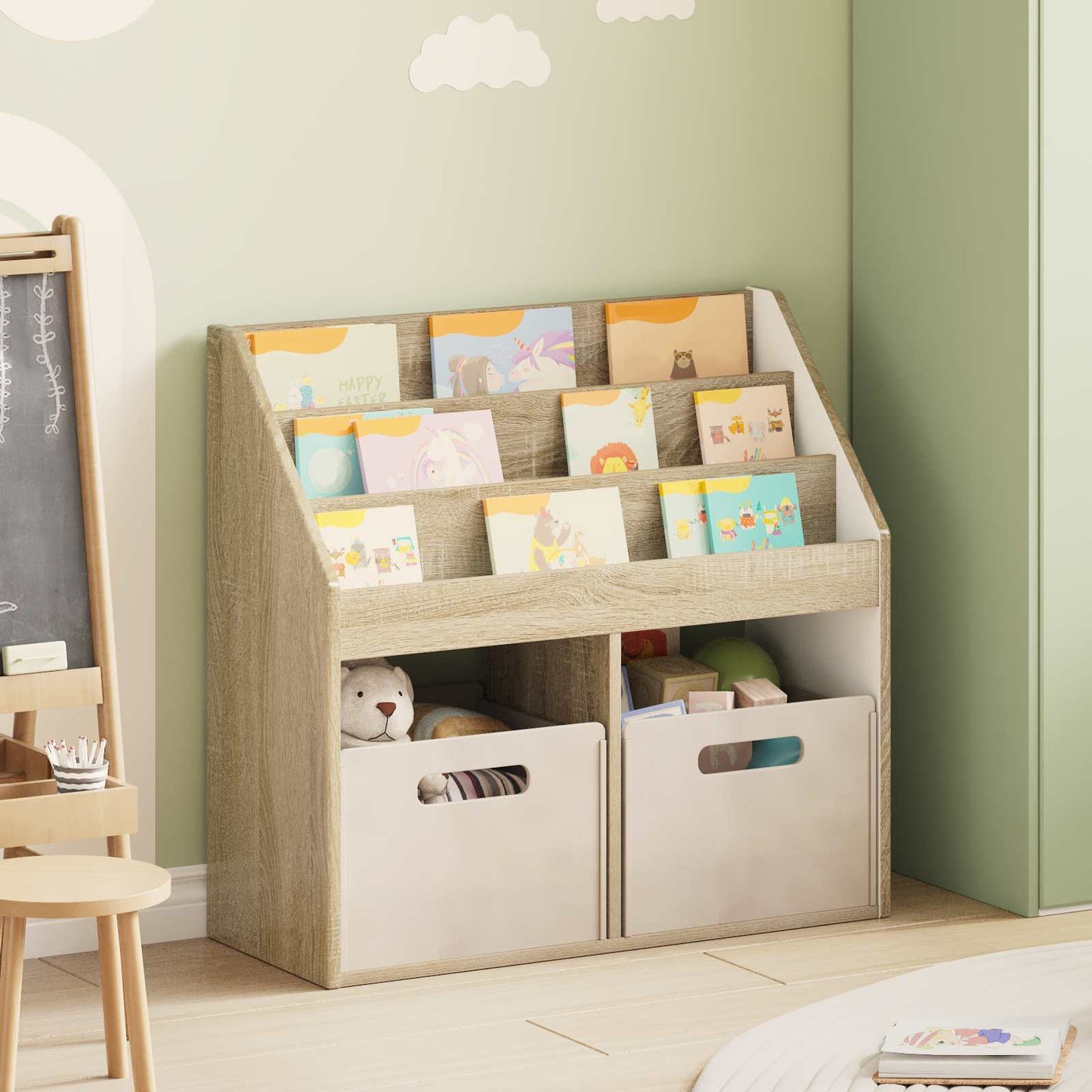 Libreria per Bambini Rovere Sonoma 72,5 x 29,5 x 69 cm