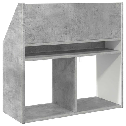 Libreria per Bambini Grigio cemento 72,5 x 29,5 x 69 cm