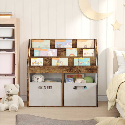 Libreria per Bambini Rovere fumé 72,5 x 29,5 x 69 cm