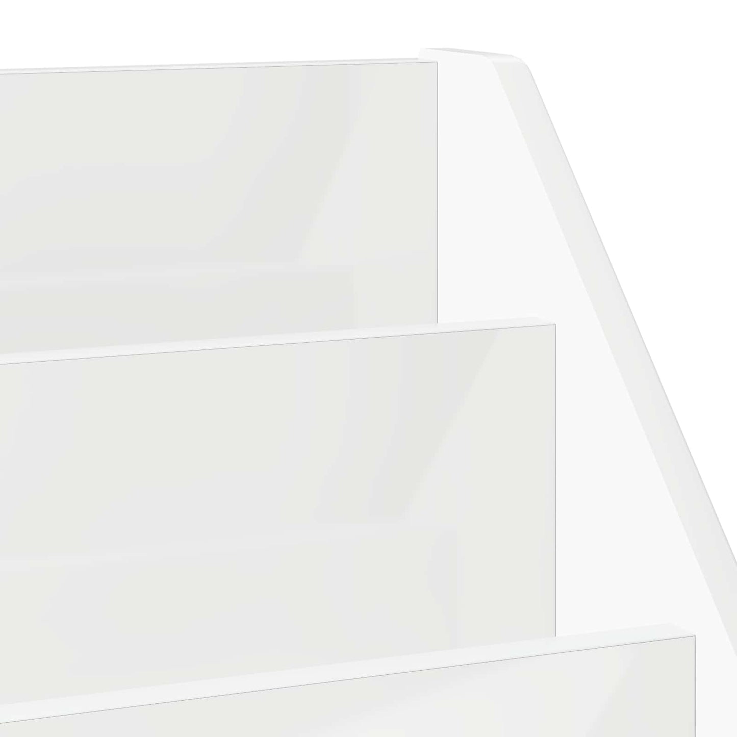 Libreria per Bambini Bianco Lucido 60 x 29,5 x 69 cm