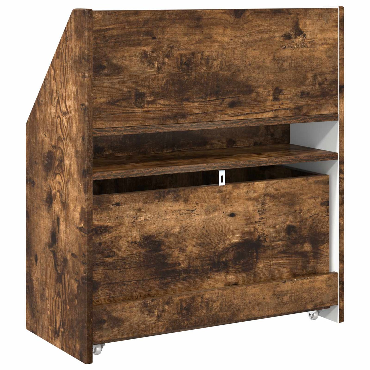 Libreria per Bambini con cassetto Rovere fumé 60 x 29,5 x 69 cm | homemem39