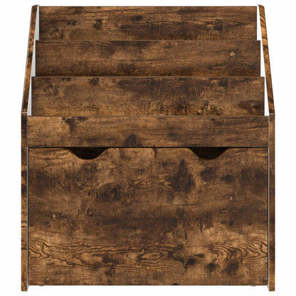 Libreria per Bambini con cassetto Rovere fumé 60 x 29,5 x 69 cm | homemem39