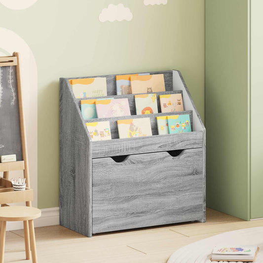 Libreria per Bambini Grigio Sonoma 60 x 29,5 x 69 cm | homemem39