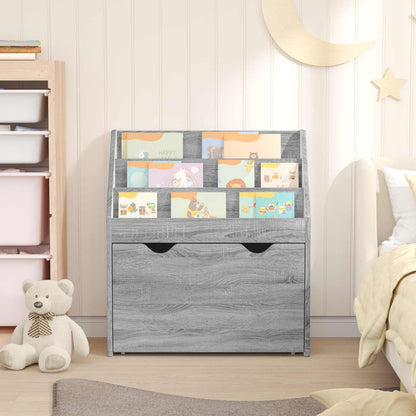 Libreria per Bambini Grigio Sonoma 60 x 29,5 x 69 cm