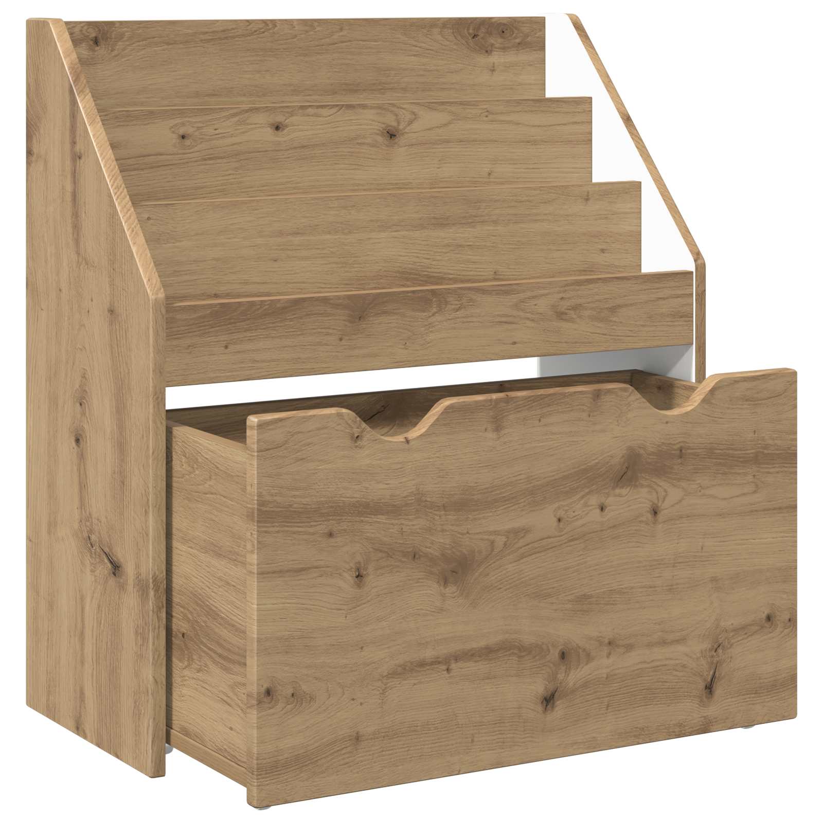 Libreria per Bambini Rovere artigianale 60 x 29,5 x 69 cm | homemem39