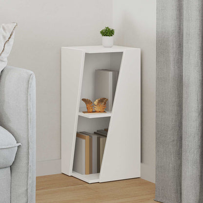 Mensola laterale Bianco 33 x 32 x 70,5 cm Legno multistrato