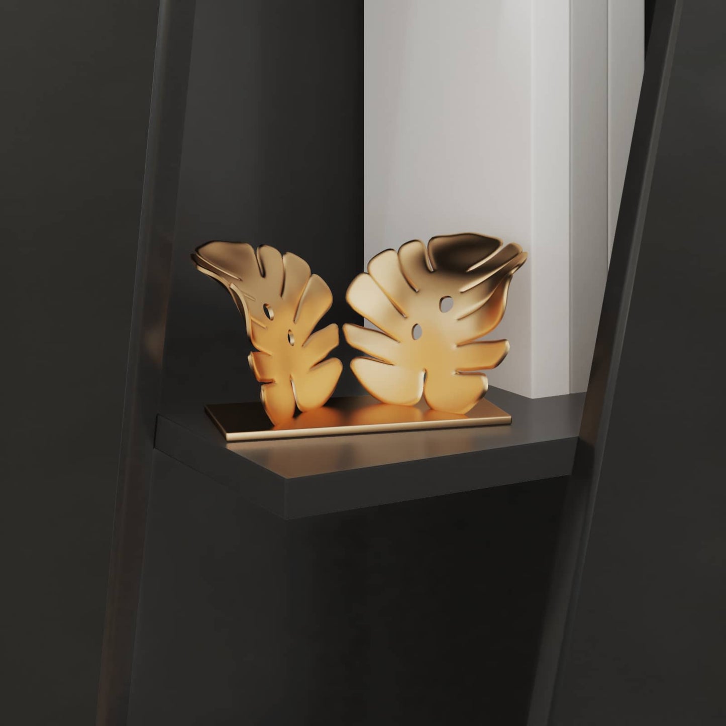 Mensola laterale Nero 33 x 32 x 70,5 cm Legno multistrato | homemem39