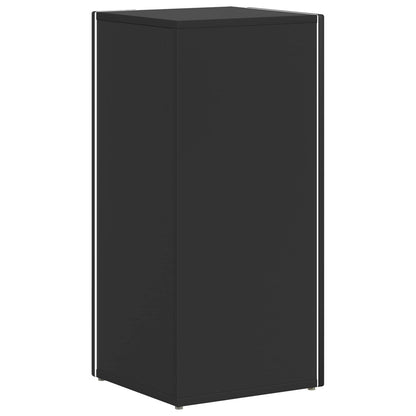 Mensola laterale 33 x 32 x 70,5 cm Legno ingegnerizzato Nero