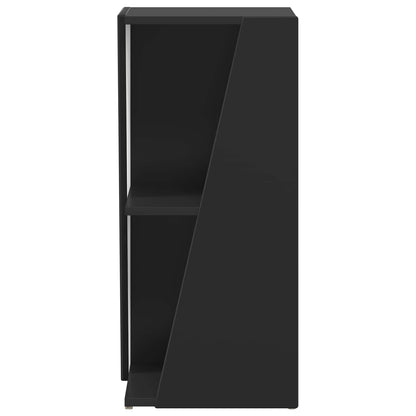 Mensola laterale 33 x 32 x 70,5 cm Legno ingegnerizzato Nero