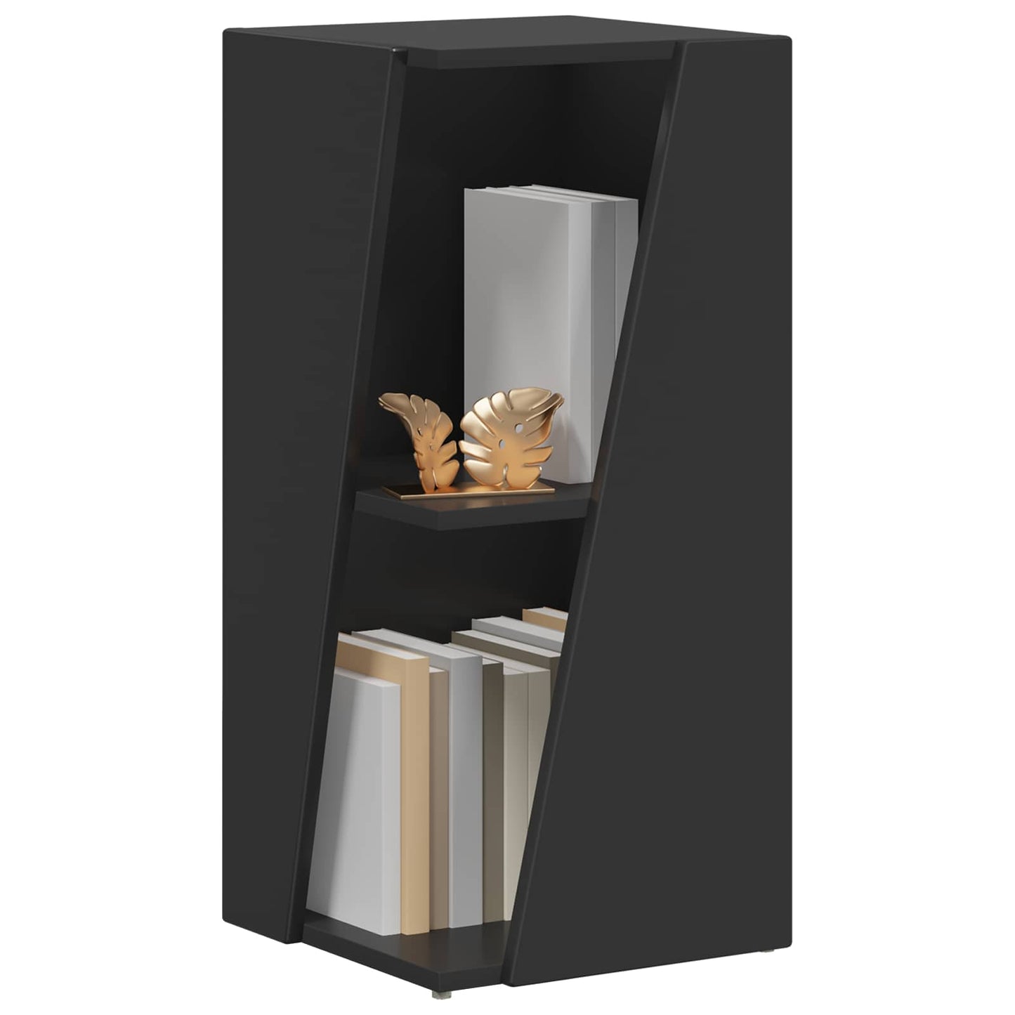 Mensola laterale 33 x 32 x 70,5 cm Legno ingegnerizzato Nero