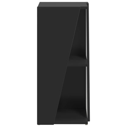 Mensola laterale 33 x 32 x 70,5 cm Legno ingegnerizzato Nero