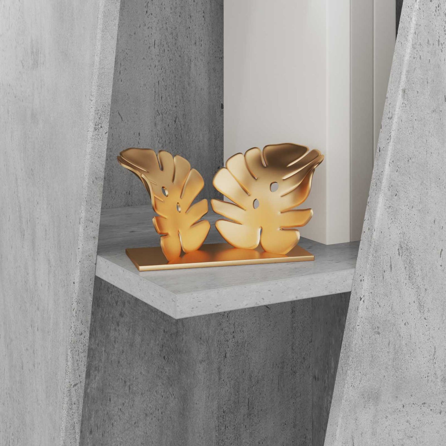 Mensola laterale Grigio cemento 33 x 32 x 70,5 cm