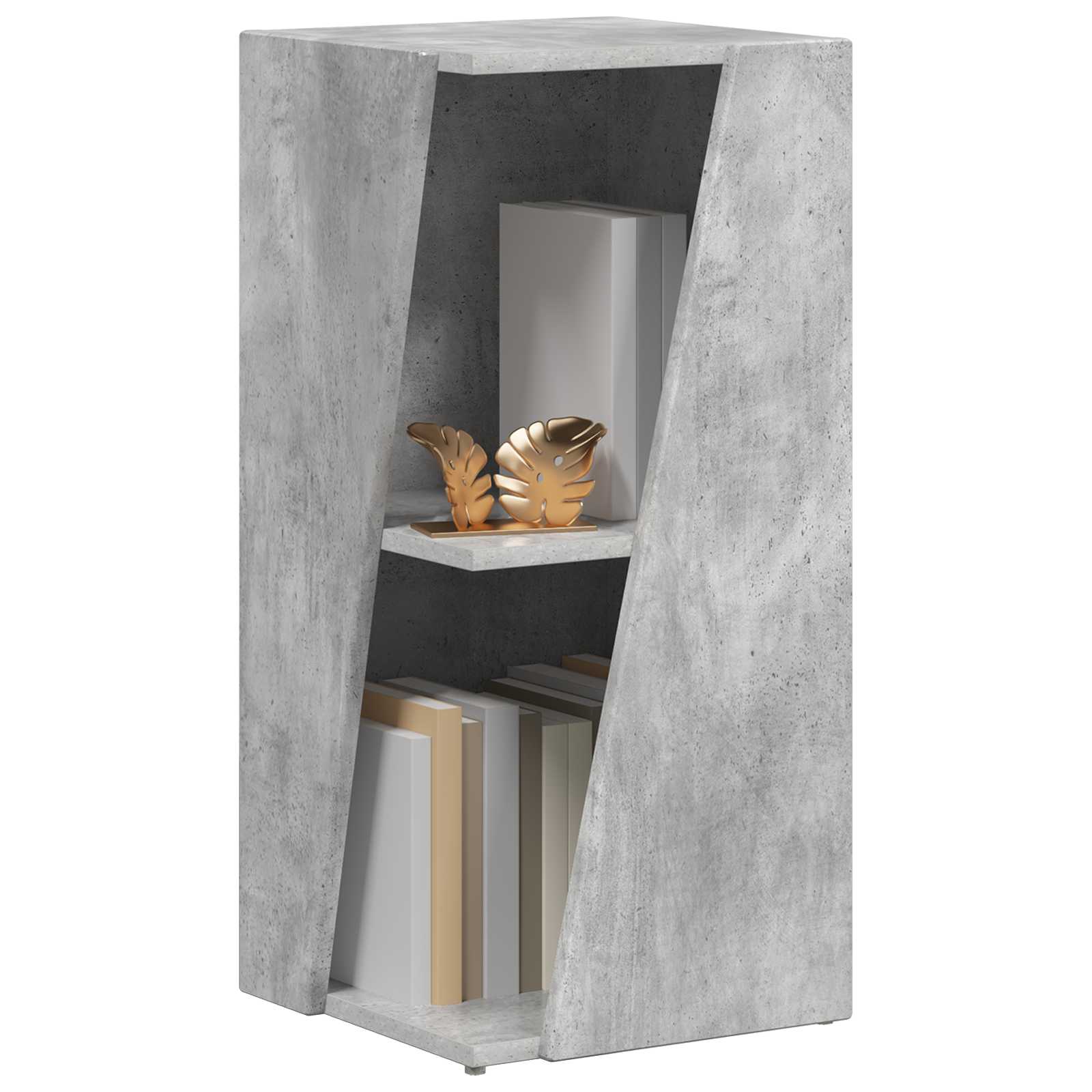 Mensola laterale Grigio cemento 33 x 32 x 70,5 cm | homemem39