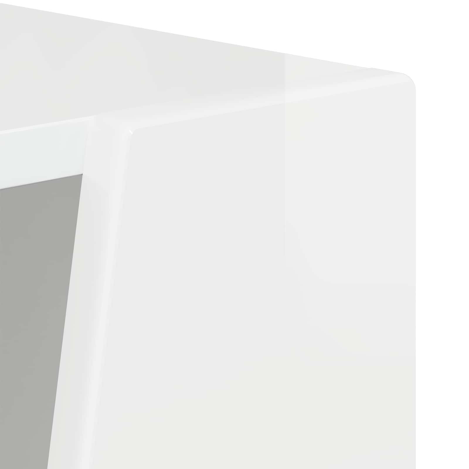Mensola laterale Bianco Lucido 33 x 32 x 70,5 cm | homemem39
