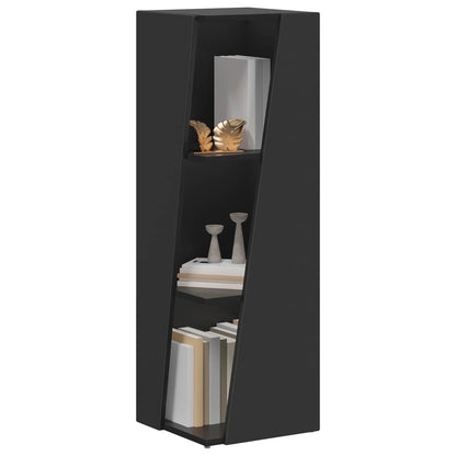 Mensola laterale 33 x 32 x 100,5 cm Legno ingegnerizzato Nero