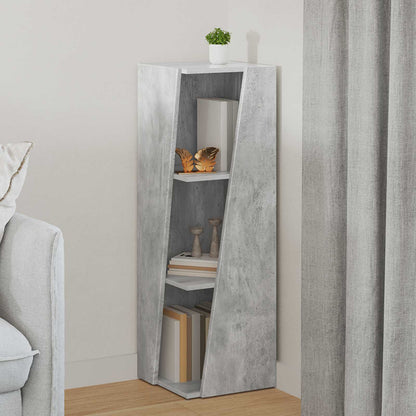 Mensola laterale Grigio cemento 33 x 32 x 100,5 cm