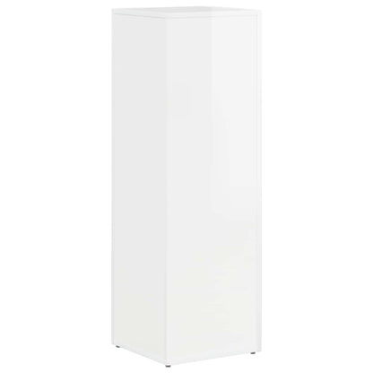 Mensola laterale Bianco Lucido 33 x 32 x 100,5 cm | homemem39
