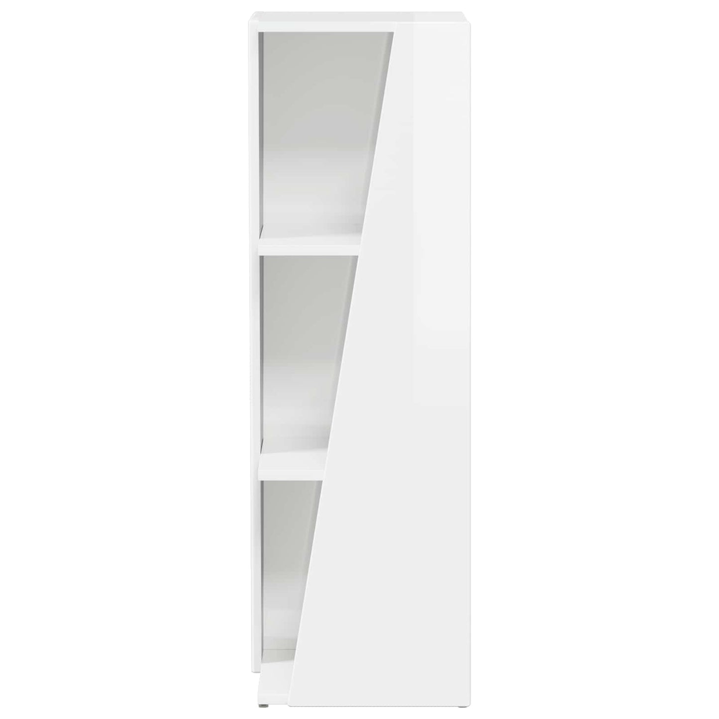 Mensola laterale Bianco Lucido 33 x 32 x 100,5 cm